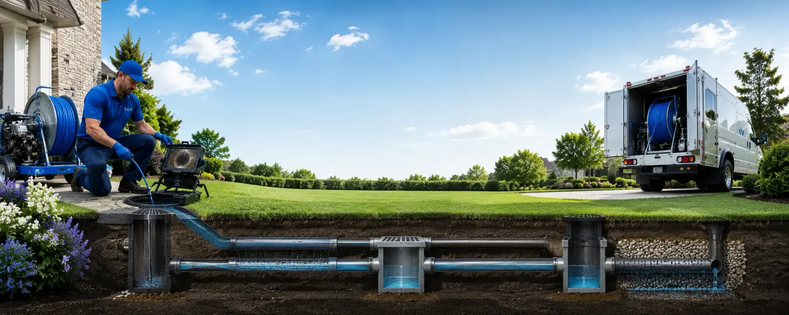 Outdoor drain cleaning information for Donner, LA